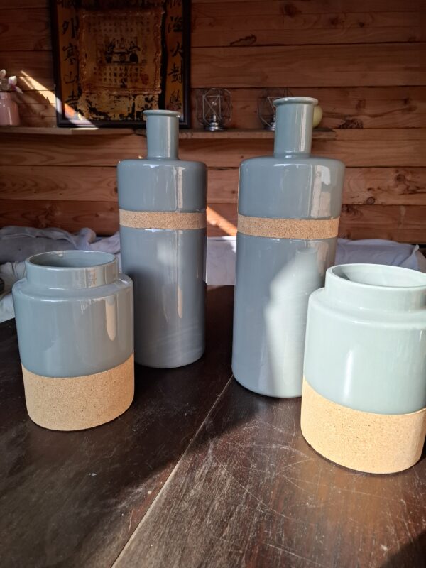 Set van 4 vazen