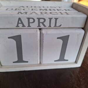 Houten kalender