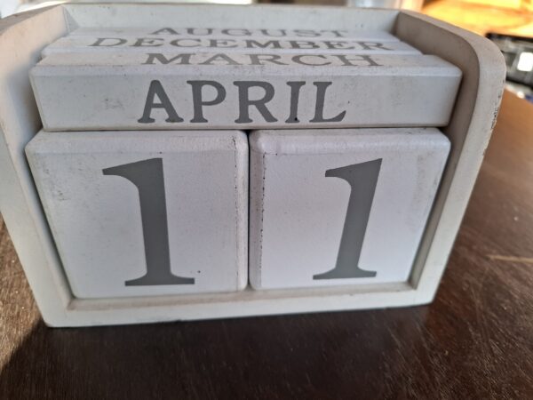 Houten kalender