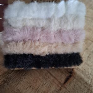 Fluffy haarelastiek 5 stuks